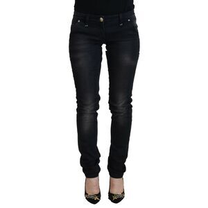 Acht Black Washed Cotton Skinny Women Casual Denim Women's Jeans